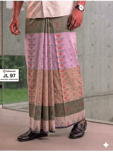 Jacquard lungi Code-97(5.5 Hand/98 inch)