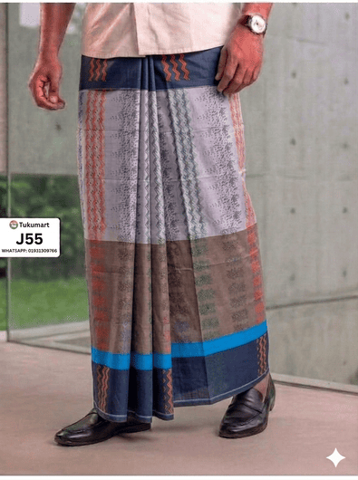 Jacquard lungi Code-55(5.5 Hand/98 inch)